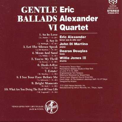 [VHGD-374]-EricAlexanderQuartet-GentleBalladsVI(2022)SACDISO