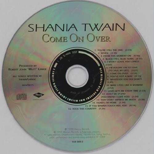 ShaniaTwain《ComeOnOver》欧首版[WAV+CUE]