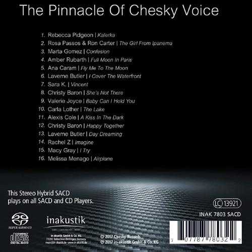 [In-AkustikINAK7803]VA-ThePinnacleOfCheskyVoiceChesky非凡女声2017[SACD-ISO]