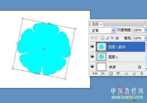 PS实例:制作旋转和缩放的花动画特效