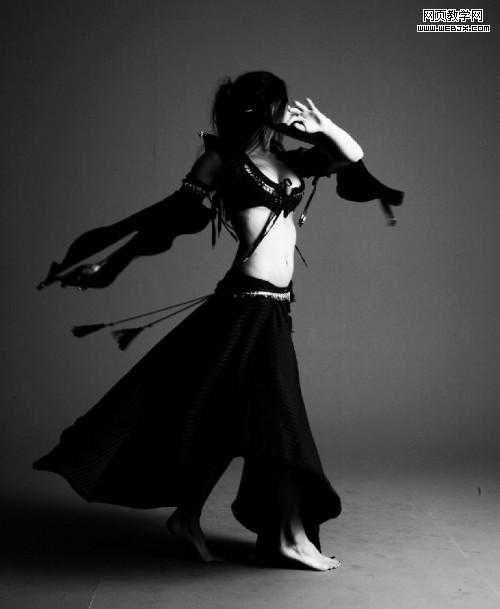 photoshop 合成颓废绚丽的舞者