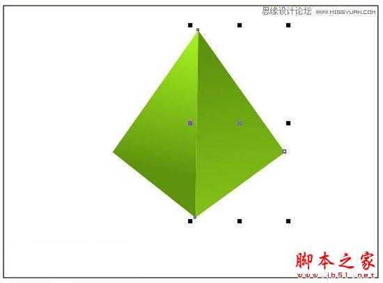 CorelDraw绘制漂亮的立体三角图标入门教程