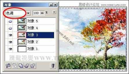 CorelDRAW(CDR)设计绘制现代装饰油画效果之秋色实例教程