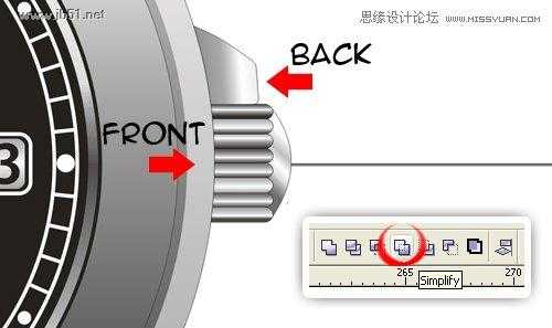 CorelDraw(CDR)设计绘制超真实的有质感的手表实例教程