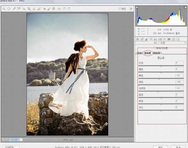 PhotoShop Raw调出高清外景人像图片后期教程