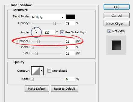 菜鸟必看:教你快速彻底搞懂PS内阴影功能