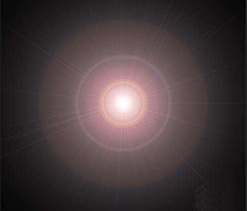 ps中怎么绘制一个日食的过程图?