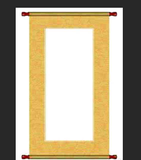 PS怎么设计一幅卷轴水墨山水画效果图?