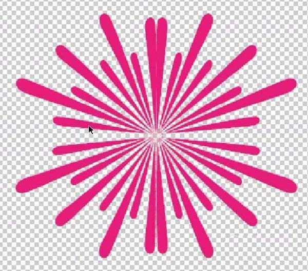 ps怎么手绘烟花? ps画卡通烟花效果的教程